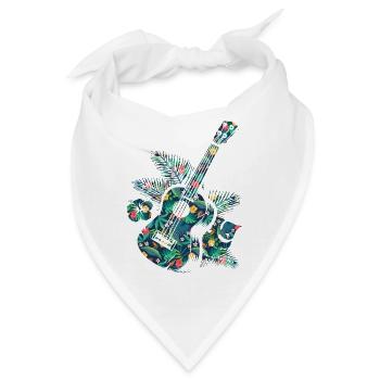 Hawaiian Ukulele Uke Tropical - Bandana - Weiß - Vorne