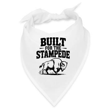 Gebaut für die Stampede - Bandana - Weiß - Vorne
