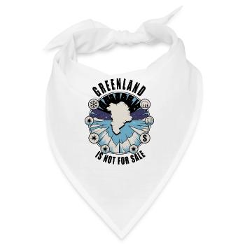 Greenland Is Not For Sale - Bandana - Weiß - Vorne