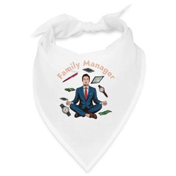 Familienmanager Zen: Finanzen & Balance - Bandana - Weiß - Vorne
