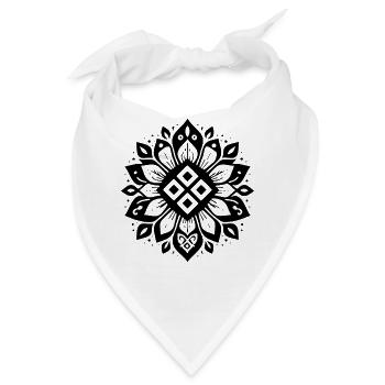 Mokosh Sacred Slawic Goddess Minimal - Bandana - Weiß - Vorne