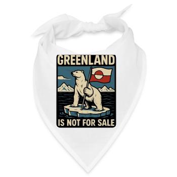 Greenland Is Not For Sale - Bandana - Weiß - Vorne