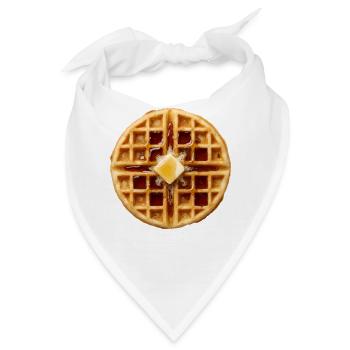 Waffel-Kostüm-Frühstück Halloween Einfache Waffel - Bandana - Weiß - Vorne