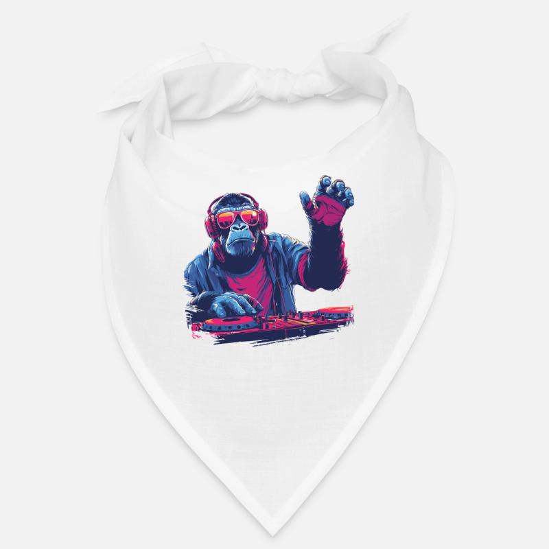 Cooler DJ-Affe Bandana