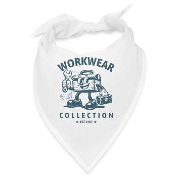 Werkzeugkasten Workwear Collection - Bandana - Weiß - Vorne