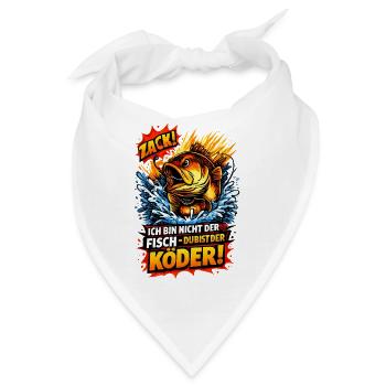 Zack! Ich bin nicht der Fisch – Köder! - Bandana - Weiß - Vorne
