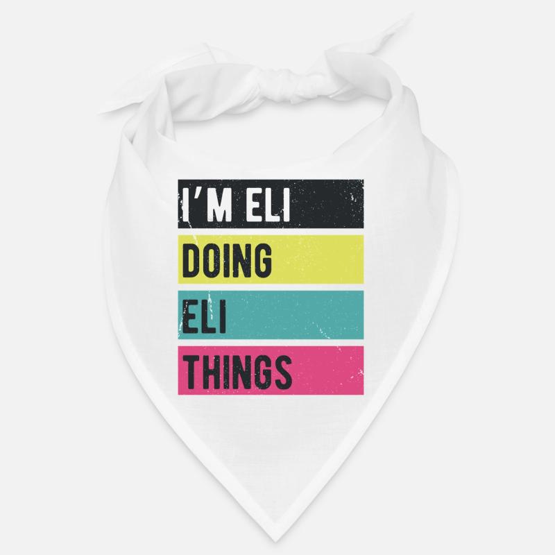 Ich bin Eli Doing Eli Things Retro Farben Bandana