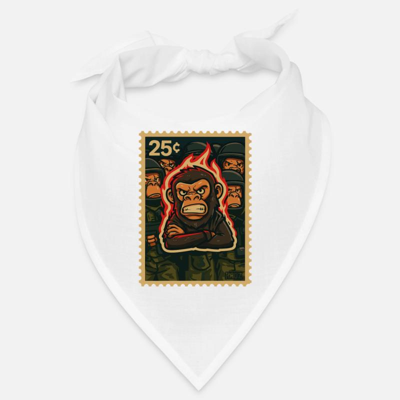 Feuer und Affe Protest Bandana