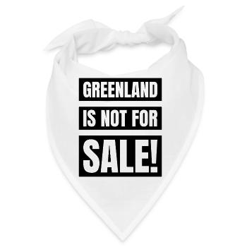 Greenland Is Not For Sale - Bandana - Weiß - Vorne