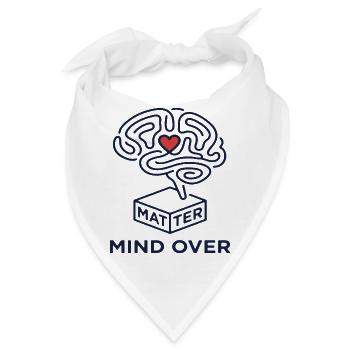 Mind Over Matter – Herz und Verstand Illustration - Bandana - Weiß - Vorne