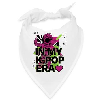 Im K-Pop-Zeitalter koreanische Musik-Anime-Stile - Bandana - Weiß - Vorne