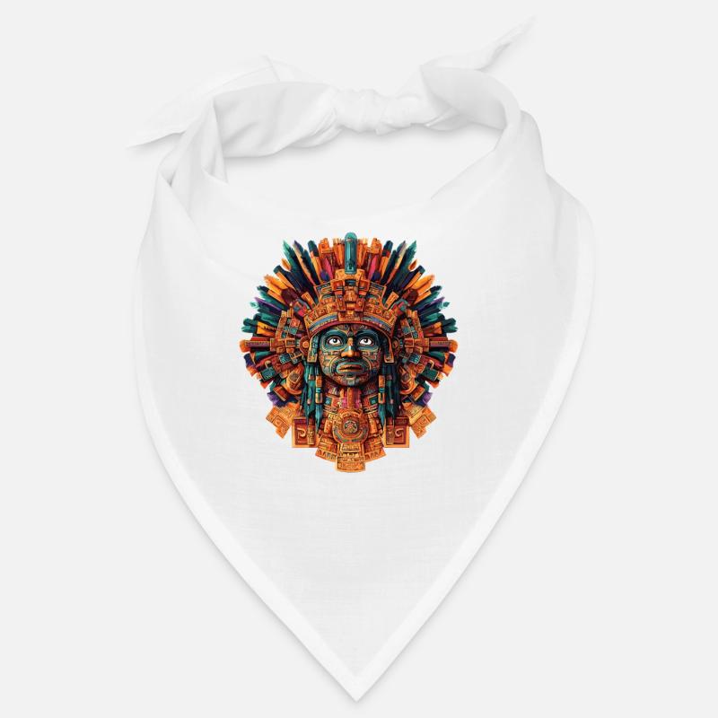 Aztec Fire Mask Bandana