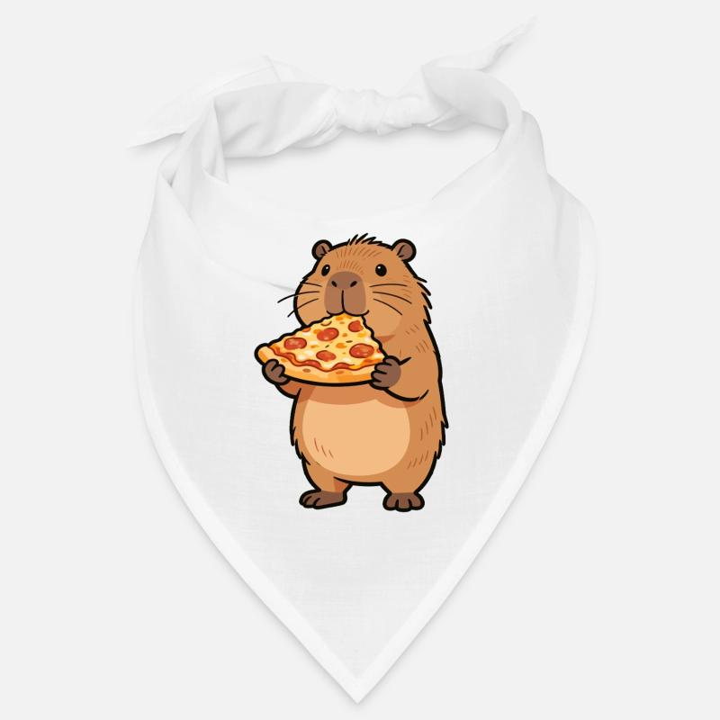 Pizza Hamster Motiv Bandana