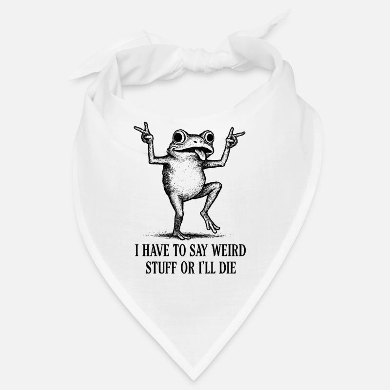 Frog Saying Meme Humor Funny Gift Idea Bandana