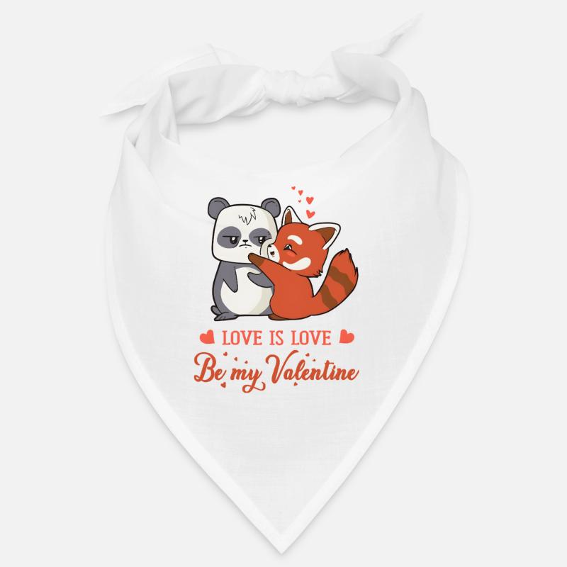 L’amour est amour : Panda & Fox design pour la Saint-Valentin Bandana