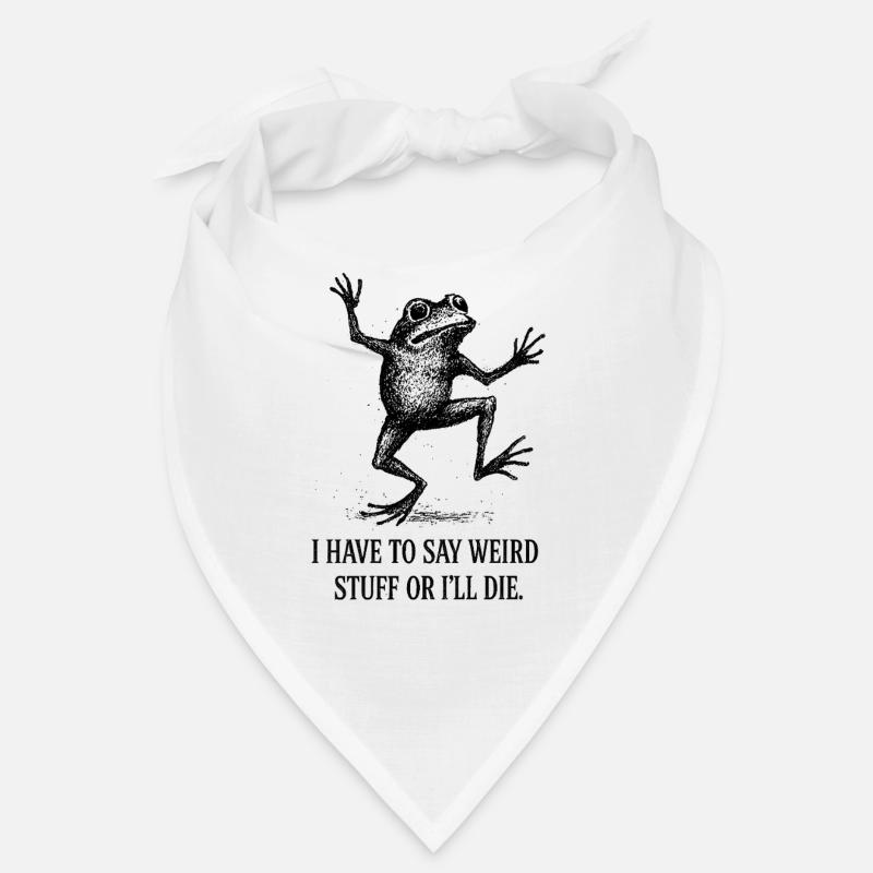 Frog Saying Meme Humor Funny Gift Idea Bandana