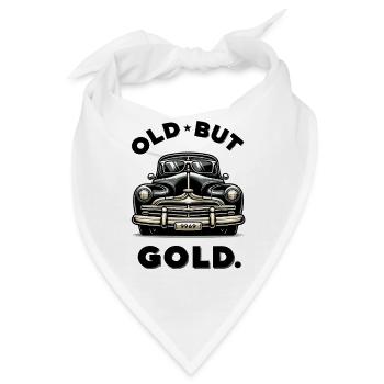 Old But Gold Vintage Car - Bandana - Weiß - Vorne
