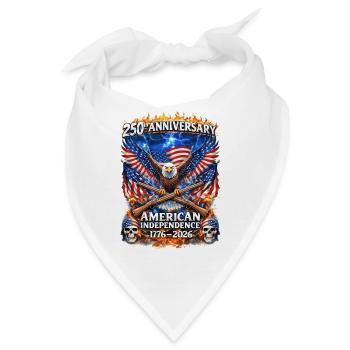 250. American Independence Eagle - Bandana - Weiß - Vorne