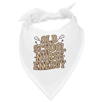 Veteran Nurse Old School Nurse Veteran Healthcare - Bandana - Weiß - Vorne