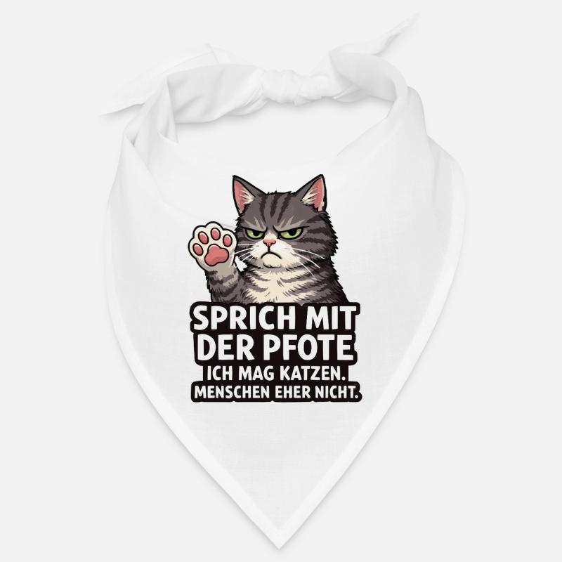 Parle à la Patte – Chat Grognon Bandana