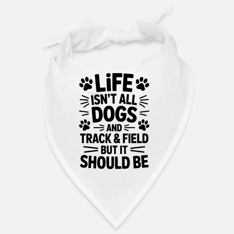 Leichtathletik Spruch Hund Leichtathletik Geschenk Bandana