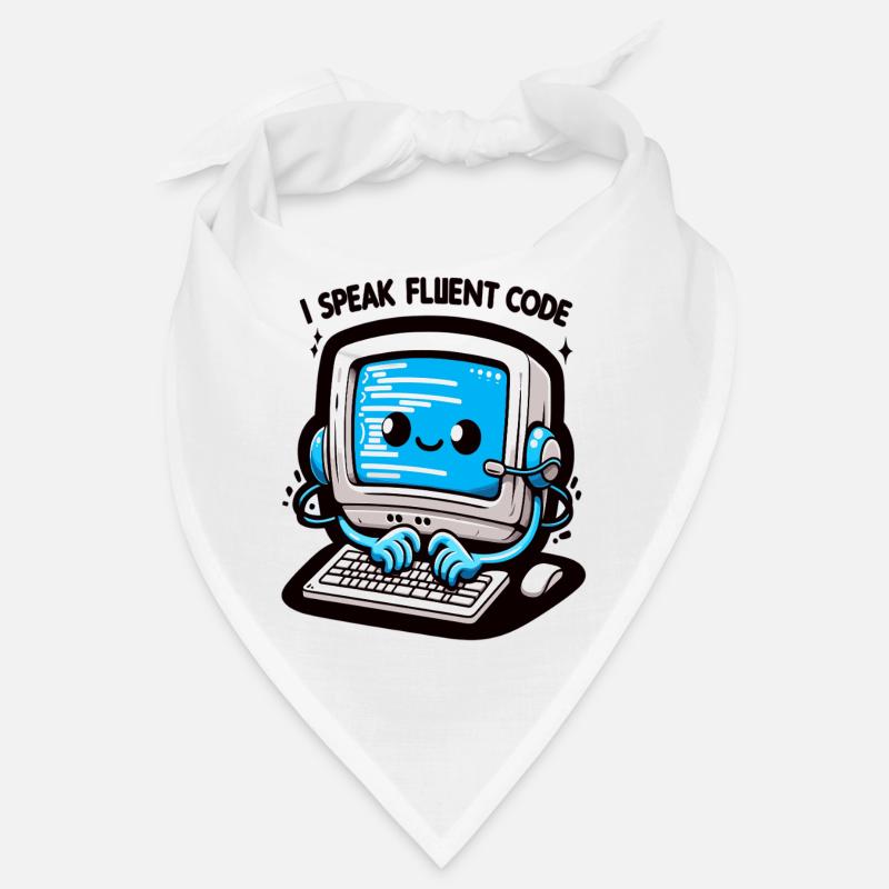 I Speak Fluent Code Retro Computer Bandana