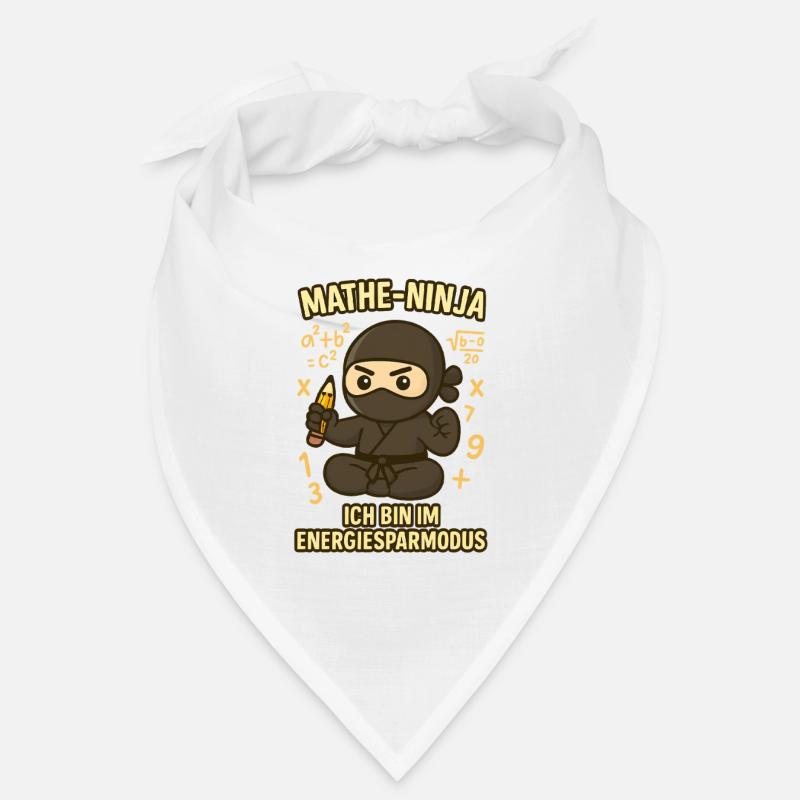 Funny math ninja for math teacher Bandana