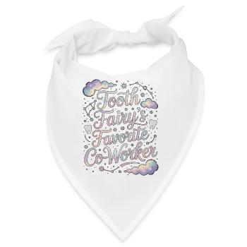 Pediatric Dentist Tooth Fairy's Favorite Dentistry - Bandana - Weiß - Vorne