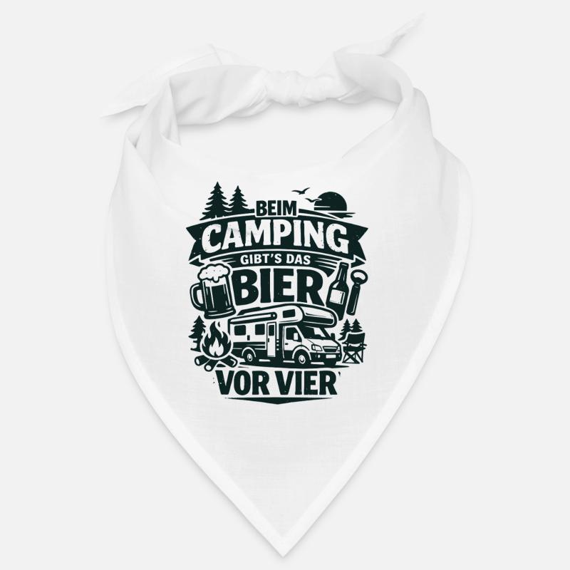 Bier Vor Vier Beim Camping Bandana