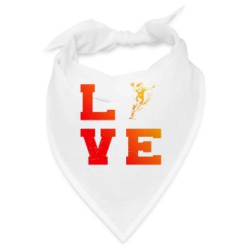 Statement für alle Handball fuer Frauen - Bandana - Weiß - Vorne