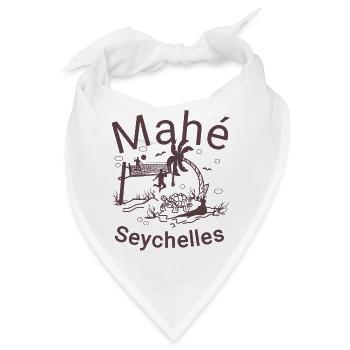 Mahé Paradies  - Bandana - Weiß - Vorne