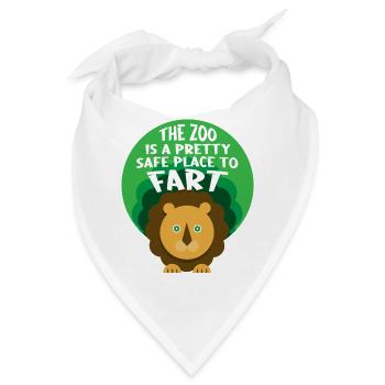 Safari Afrika serengeti wildlife savanne löwe - Bandana - Weiß - Vorne