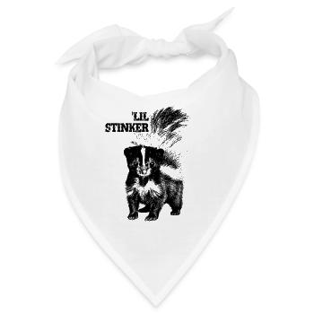 Lil Stinker - Kleiner Stinker - Bandana - Weiß - Vorne