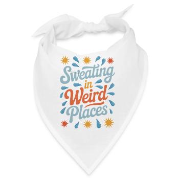 Schwitzen Sprüche Lustiges Schwitzen Geschenk - Bandana - Weiß - Vorne