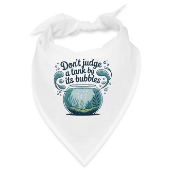 Beurteile kein Becken nach Blasen | Aquascaping - Bandana - Weiß - Vorne