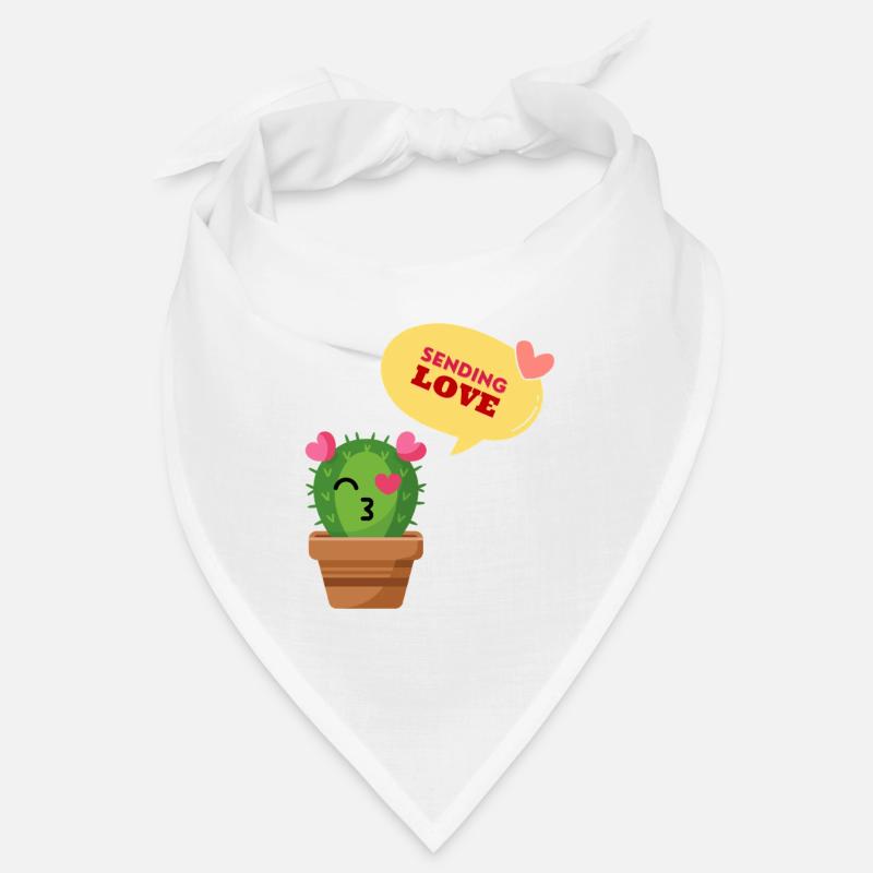 Cute Cactus Sending Love Bandana