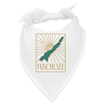 Fuschlsee Sonnenstrahl Vintage - Bandana - Weiß - Vorne