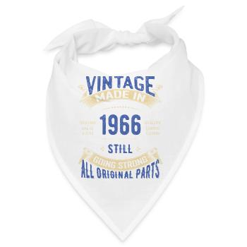 Vintage 1966 immer noch stark - Bandana - Weiß - Vorne
