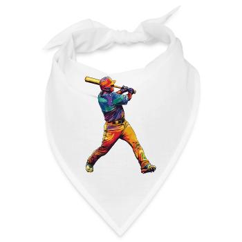 Baseballschlag - Bandana - Weiß - Vorne