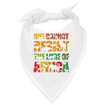 Safari Afrika serengeti wildlife savanne Tiere - Bandana - Weiß - Vorne
