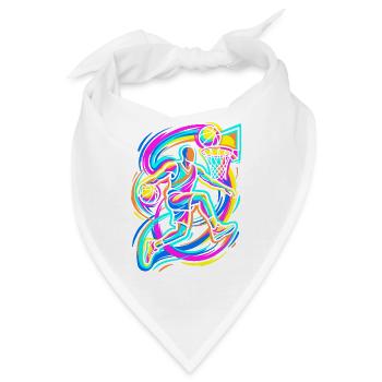 Basketball Dunk - Bandana - Weiß - Vorne