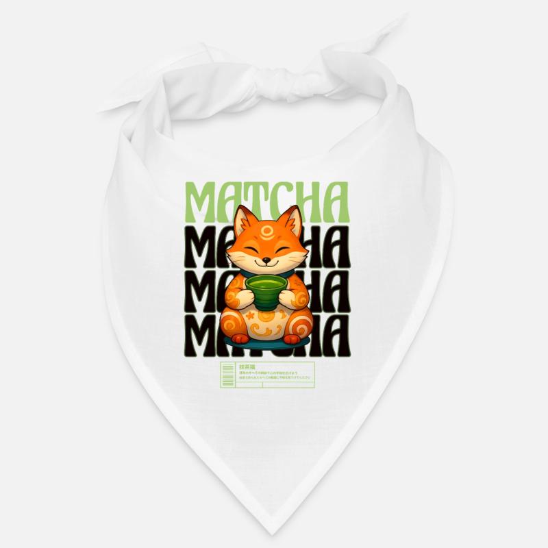Matcha Fuchs Zen Tee Genuss Bandana