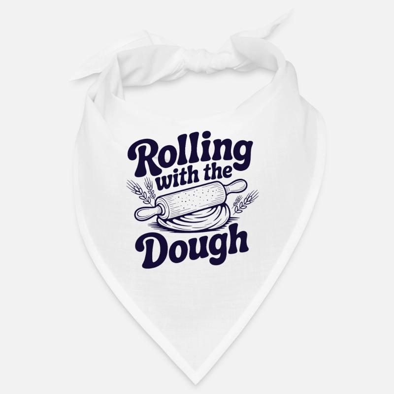 Rolling with the Dough | Baking Humor Bandana