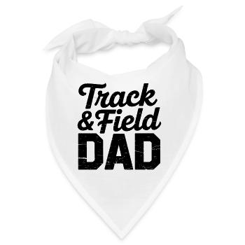 Leichtathletik Sprüche Leichtathletik Geschenk - Bandana - Weiß - Vorne