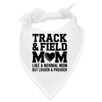 Leichtathletik Sprüche Leichtathletik Geschenk - Bandana - Weiß - Vorne