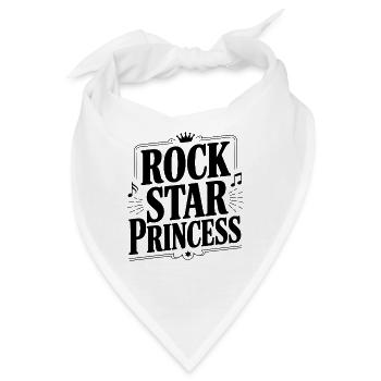 Rock Star Princess - Bandana - Weiß - Vorne