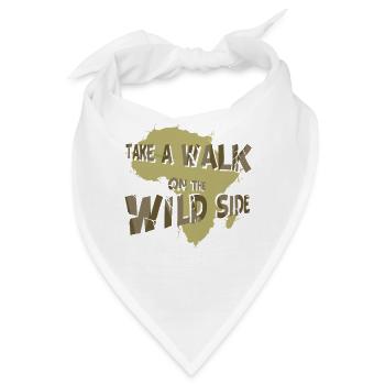 Safari Afrika serengeti wildlife savanne spruch - Bandana - Weiß - Vorne