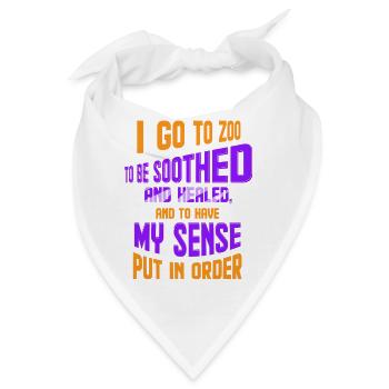 Safari Afrika serengeti wildlife savanne spruch - Bandana - Weiß - Vorne