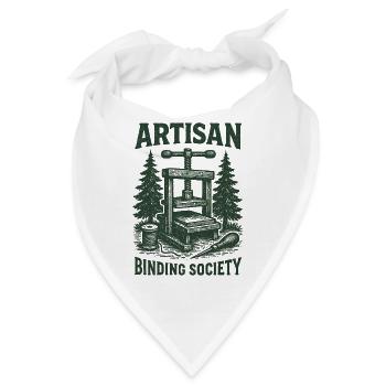 Artisan Binding Society | Buchbinden - Bandana - Weiß - Vorne