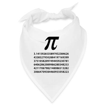 Pi - Bandana - Weiß - Vorne